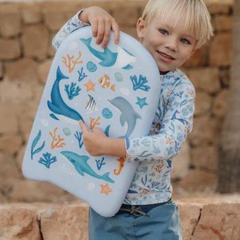 Little Dutch Schwimmbrett blau - Kinder Bodyboard Ocean Dreams Blue