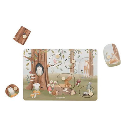 Little Dutch Sound Greif Puzzle Holz Forest Friends – Lifestyle