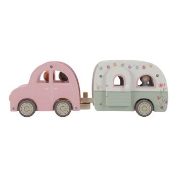 Little Dutch Spielzeugauto mit Wohnwagen Holz