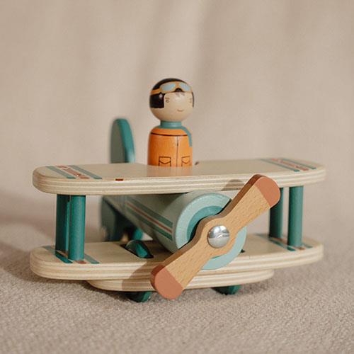Little Dutch Spielzeugflugzeug - der Flieger aus Holz – Größe