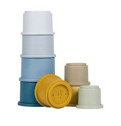Little Dutch Stapelbecher blau 8-teilig