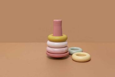 Little Dutch Stapelringe rosa Kunststoff