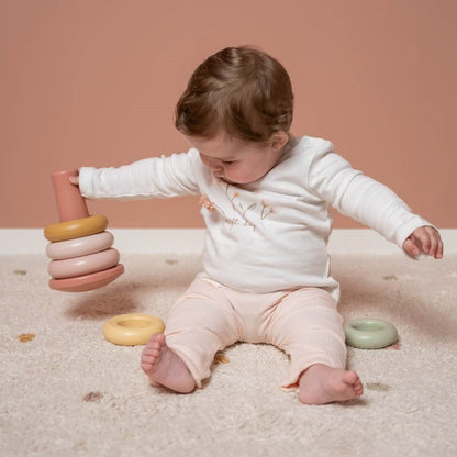 Little Dutch Stapelringe rosa Kunststoff – Anwendung