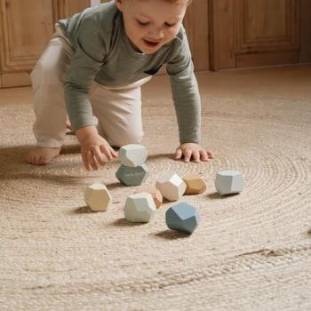 Little Dutch Balancier- & Stapelsteine Holz FSC – Forest Friends LD7252