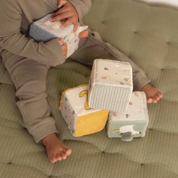 Little Dutch Stoffwürfel Set Little Farm grün LD8816