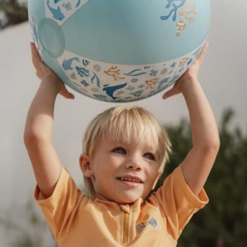 Little Dutch Strandball blau Ocean Dreams Blue 35 cm