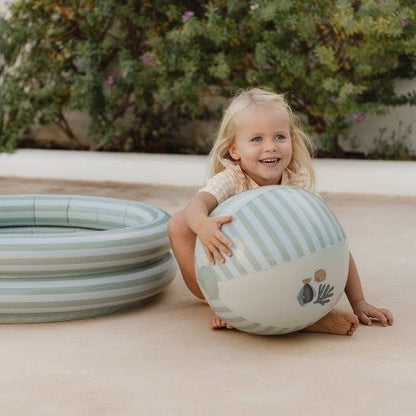 Little Dutch Strandball grün Fresh Greens 35 cm – Aufbau