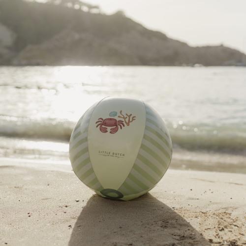 Little Dutch Strandball grün Fresh Greens 35 cm – Material