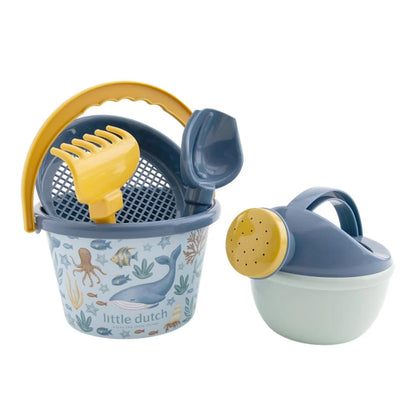 Little Dutch Strandset 5 teilig blau - Ocean World Blue