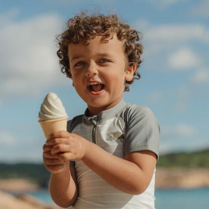 Little Dutch Strandset Eistüten 9-teilig - Eiscreme Sandformen – Detailansicht