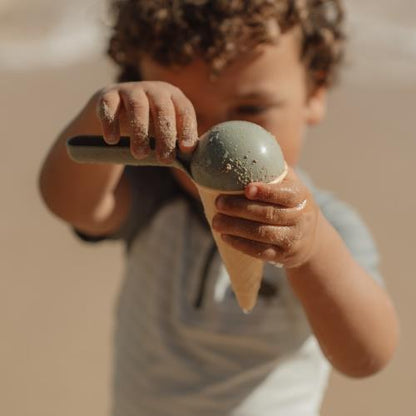 Little Dutch Strandset Eistüten 9-teilig - Eiscreme Sandformen – Set