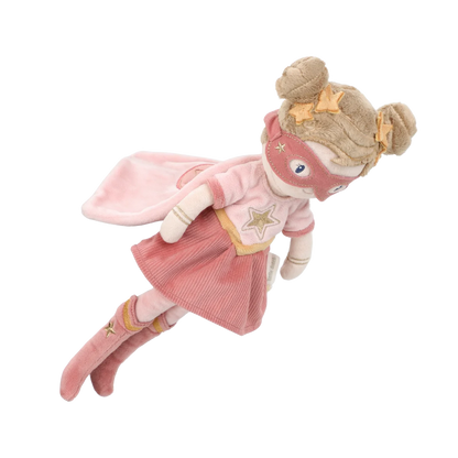 Little Dutch Schmusepuppe Superheld Rosa - 35 cm