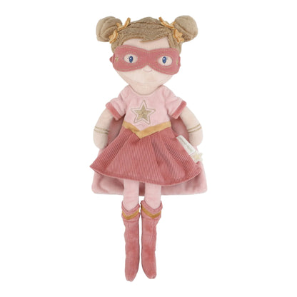 Little Dutch Schmusepuppe Superheld Rosa - 35 cm