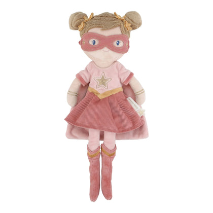 Little Dutch Schmusepuppe Superheld Rosa - 35 cm