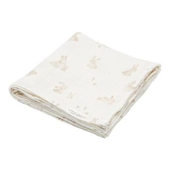 Little Dutch Musselintuch Swaddle 120 x 120 Baby Bunny Little Dutch