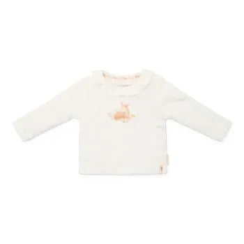 Little Dutch T-Shirt langärmlig Hallo Reh - Off White