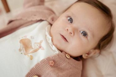 Little Dutch T-Shirt langärmlig Hallo Reh - Off White