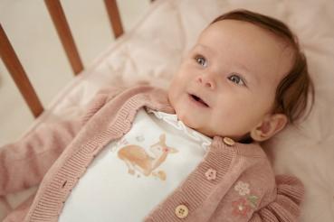 Little Dutch T-Shirt langärmlig Hallo Reh - Off White