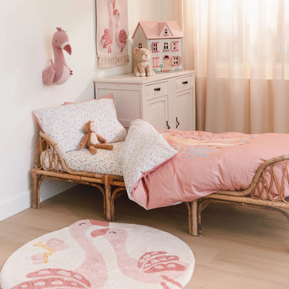 Little Dutch Teppich Flamingo rosa Blooming Safari