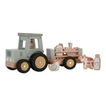 Little Dutch Traktor mit Anhänger Little Farm LD7149