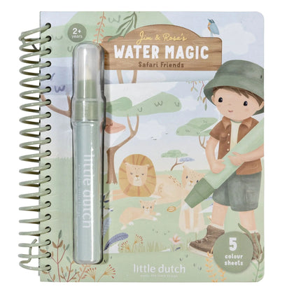 Little Dutch Wassermalbuch Ranger Jim - Safari Friends