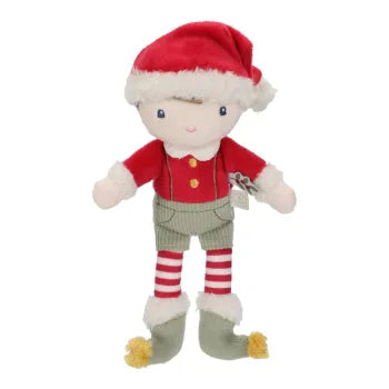 Little Dutch Weihnachtsbuch mit Kuschelpuppe Jim Lieferumfang