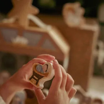 Little Dutch Weihnachtskrippe Spielkoffer - grün - essentials