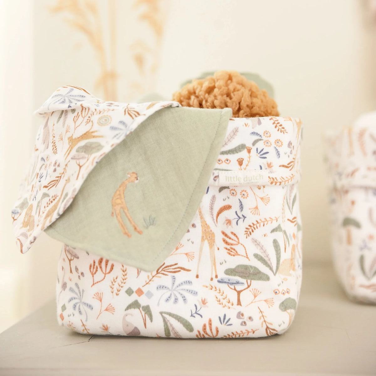 Little Dutch Wickelkorb Safari Wonders Design