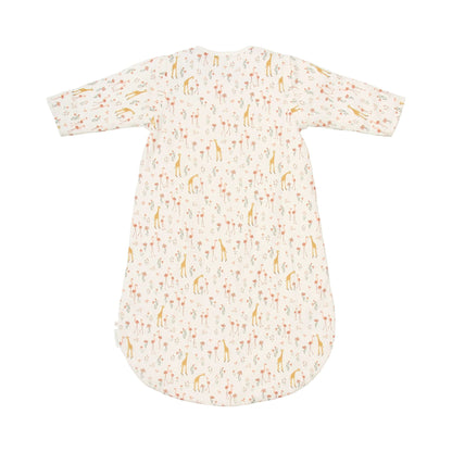 Little Dutch Schlafsack Winter Rosa Blooming Safari, Rückenansicht mit Flamingo Giraffe 