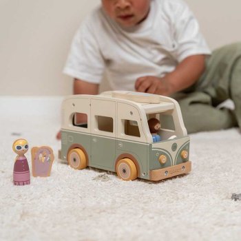 Little Dutch Holz Vintage-Camper FSC Detailansicht