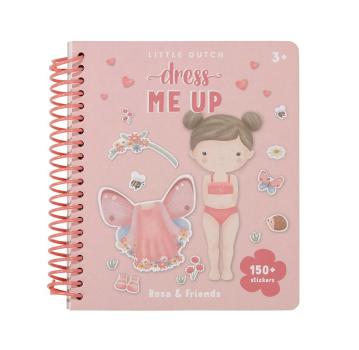 Little Dutch Stickerbuch Dress Me Up - Rosa & Friends - Zieh Mich An Buch