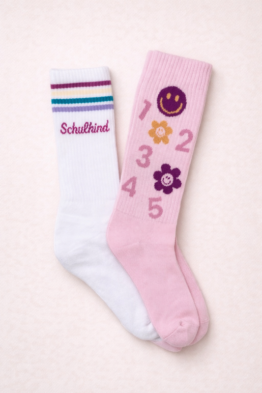 Loones 2er Set | Schulkind plume & THE 1-2-3 dusty rosé Studio Aufnahme
