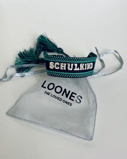 Loones gewebtes Armband SCHULKIND | royal-blue Ansicht 2