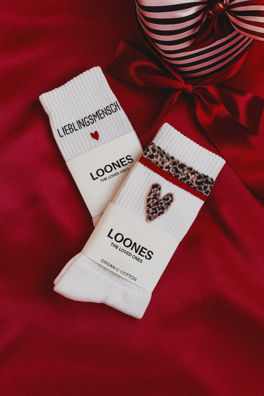 Loones LIEBLINGSMENSCH und LEO Heart | 2er Set Studio Aufnahme