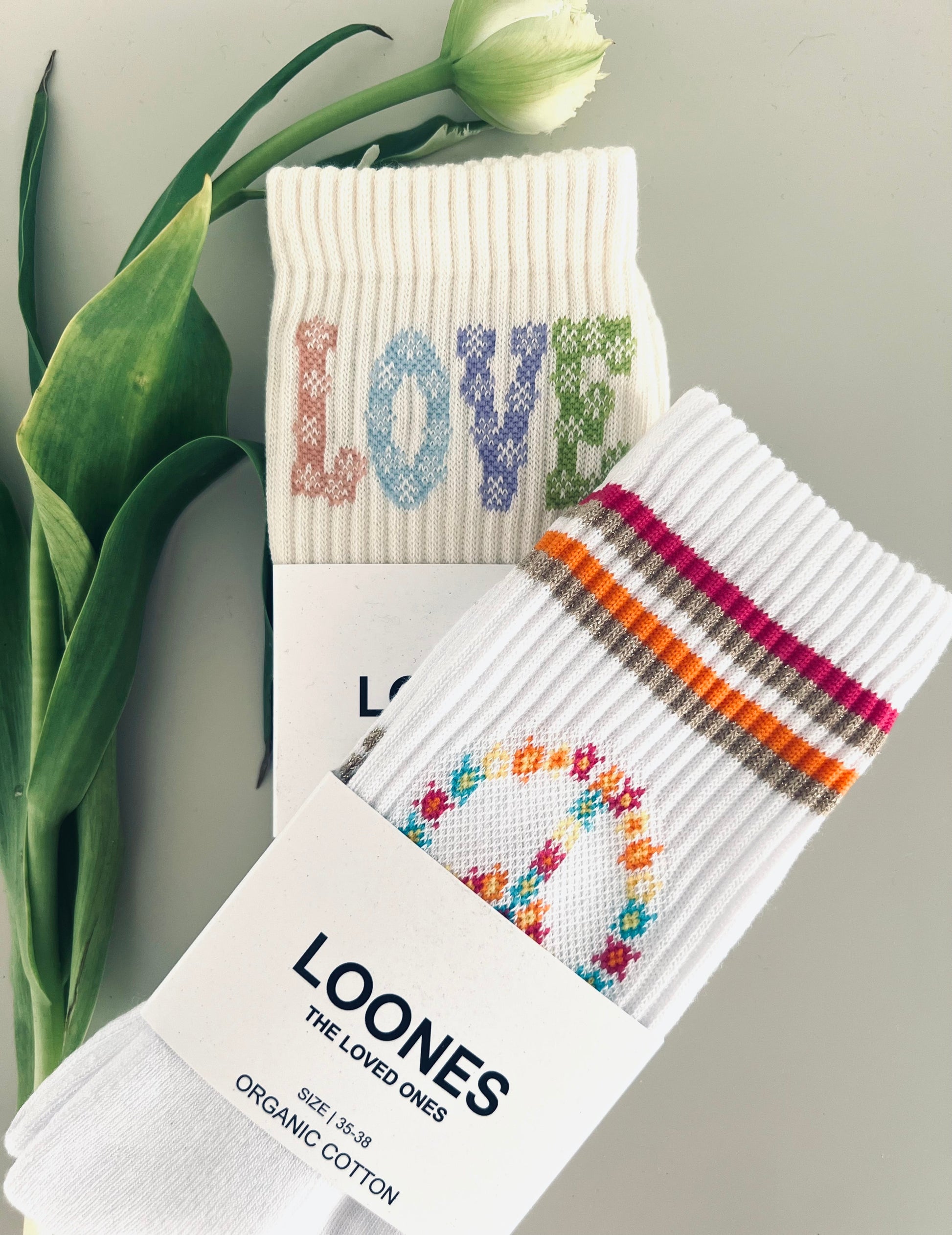 Loones Love, Peace & Flowers | 2er Set Studio Aufnahme