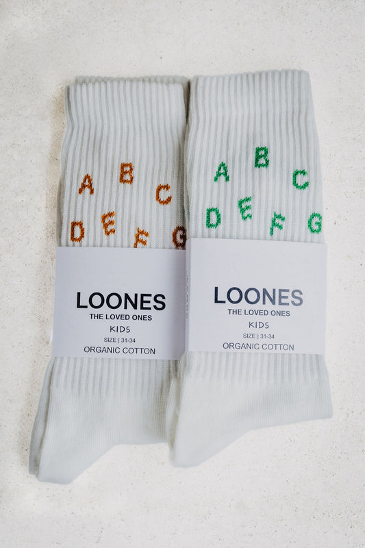 Loones THE ABC | 2er Set | green & amber Studio Aufnahme