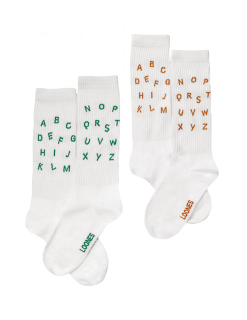 Loones THE ABC | 2er Set | green & amber Ansicht 2