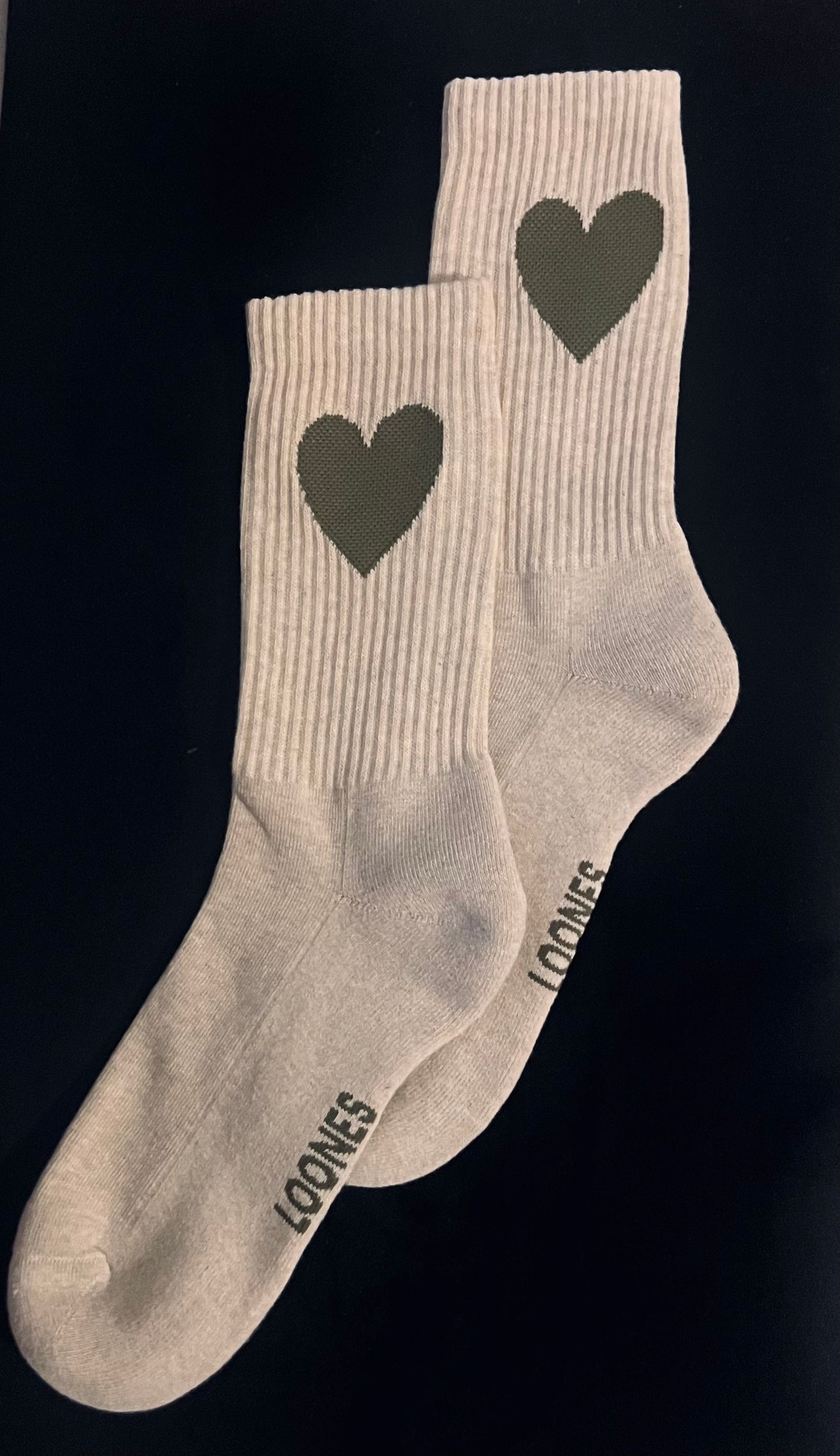 Loones THE BIG HEART | 2er Set | cream & mokka melange Ansicht 4