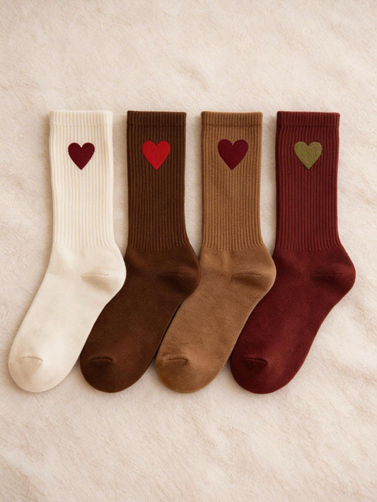 Loones THE BIG HEART | 4er Set | chocolate kiss & berry whisper Studio Aufnahme