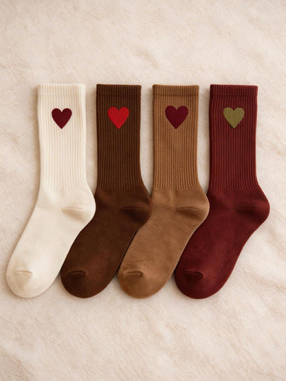 Loones THE BIG HEART | 4er Set | chocolate kiss & berry whisper Studio Aufnahme