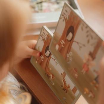 Little Dutch Magnet Puzzle verzauberter Wald im Einsatz