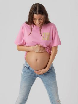 mamalicious T-shirt Mama All Day Everyday Umstands T-Shirt rosa MLFERIDA