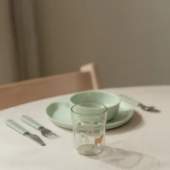 Little Dutch Kinder-Besteckset grün Mepal mio 3-teilig - Little Farm