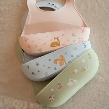 Little Dutch Lätzchen blau - Forest Friends Mepal Mio