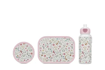mepal Lunchset Campus (Trinkflasche Pop-Up + Brotdose + Fruchtbox) - Fairy Wonders Detailansicht