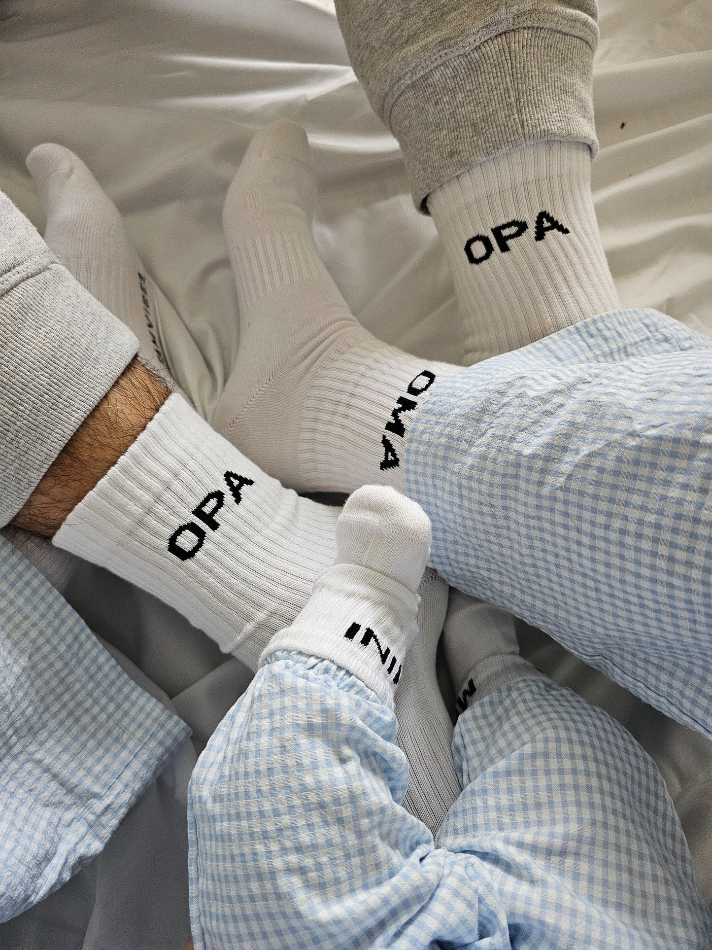 Famvibes Opa Original Socken weiss