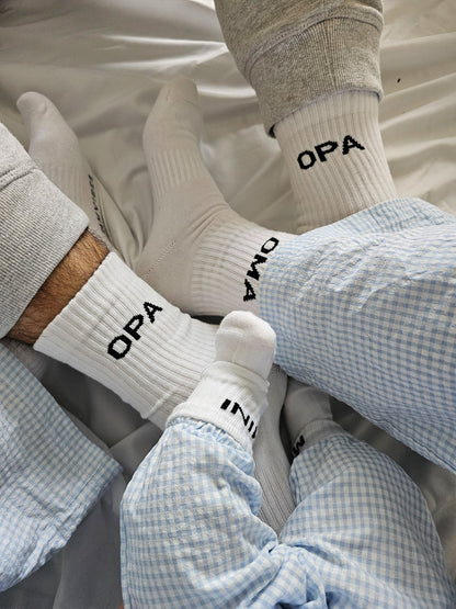 Famvibes Opa Original Socken weiss