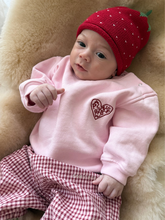 Famvibes Place TO Grow Sweatshirt Baby/Kids rosa