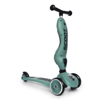 Scoot & Ride Highwaykick 1 forest - 2 in1 Kickboard mit Sitz grün 1-5 Jahre