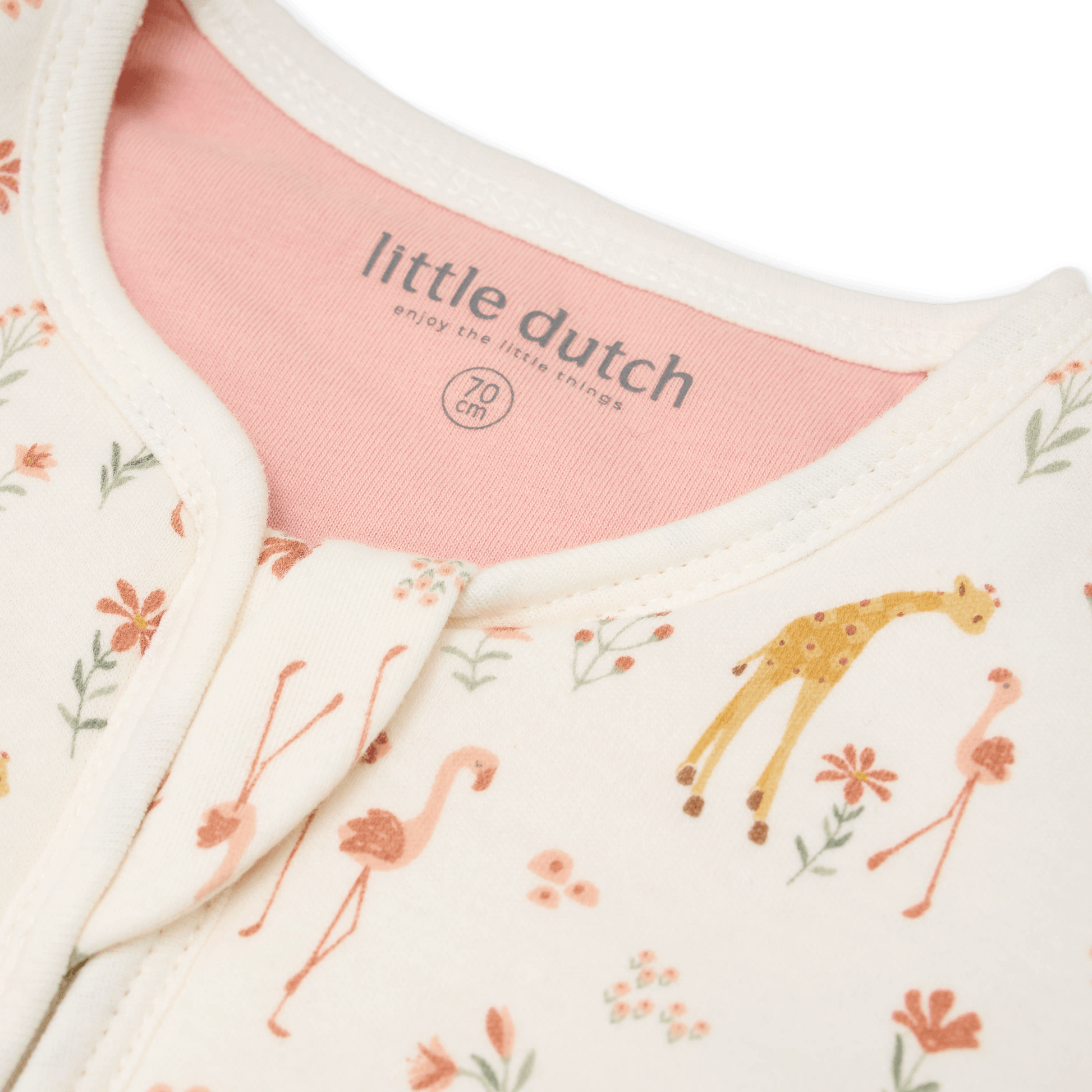 Little Dutch Schlafsack Winter 90 cm Rosa Blooming Safari